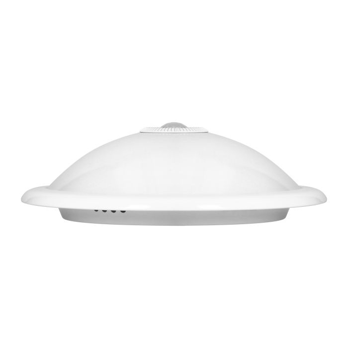 Плафон Virone CL/2xE27R-2 със сензор за движение и светлина, 2x LED крушки E27 10W 4000K включени, поликарбонатен дифузер, Бял, 300x96,8 мм